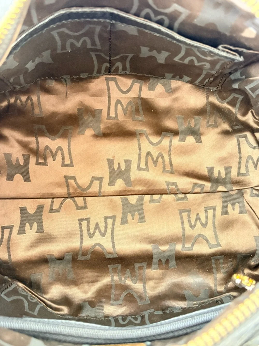 Metrocity Black Boston Bag with Gold‎ Accents